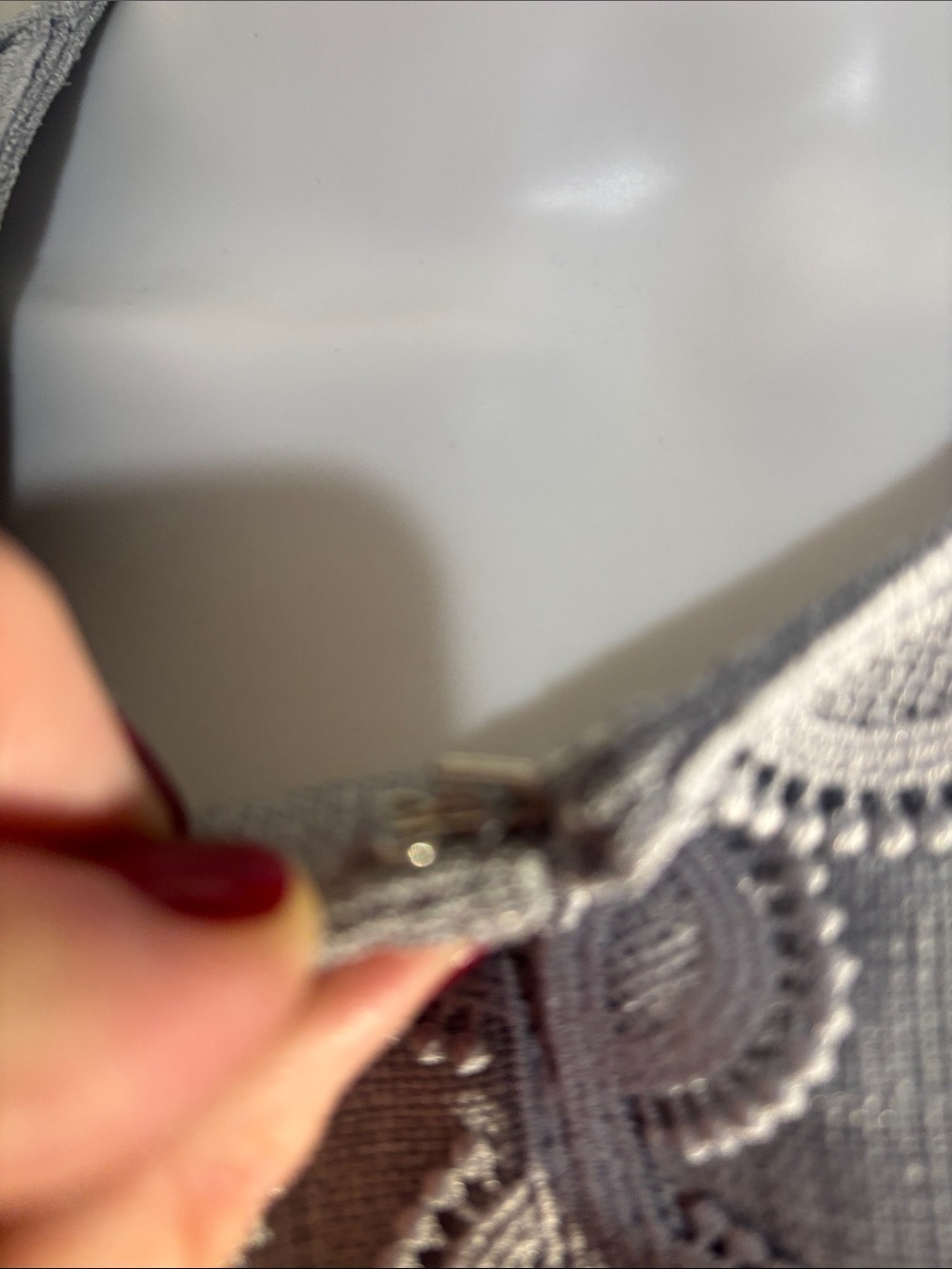 Alfred Dunner Gray Textured Open-Front Jacket - Picture 9 of 12